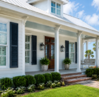 Colonial Shutters on a House